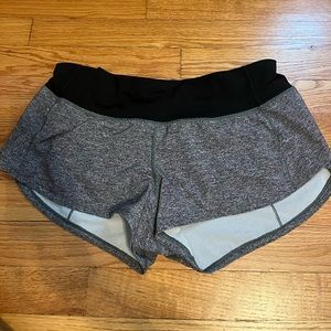lululemon speed up shorts size 6